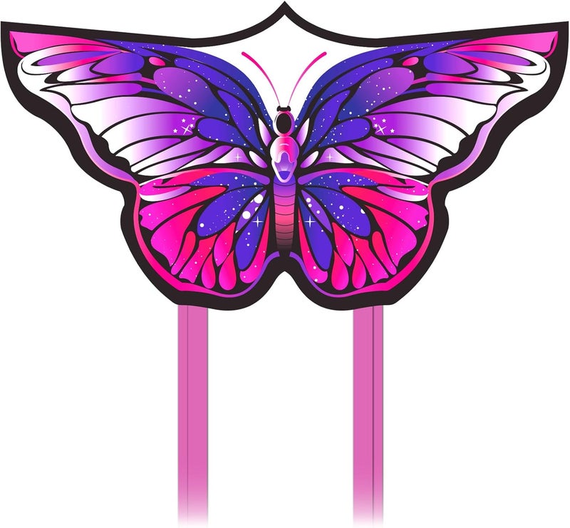 FejoHify Large Butterfly Kite for Kids & Adults, 55" x 28" Easy to Fly Single Line Kite for Kids Ages 4-8, 8-12, Comes with 300 FT Kite String Handle - Image 1